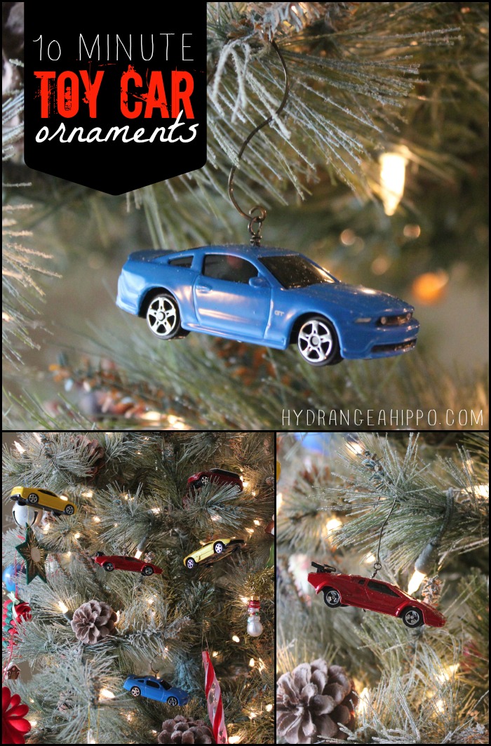 10 Minute Toy Car Ornaments by Jennifer Priest hydrangeahippo