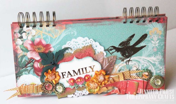 Family Album by Jennifer Priest Epiphany Crafts Tombow DCWV - COVER