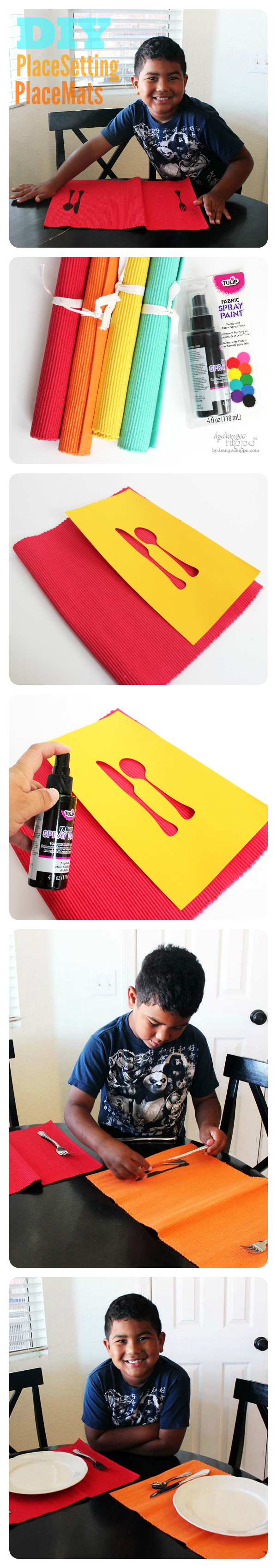 Setting the Table - DIY Placemats Project for Kids - TITLE