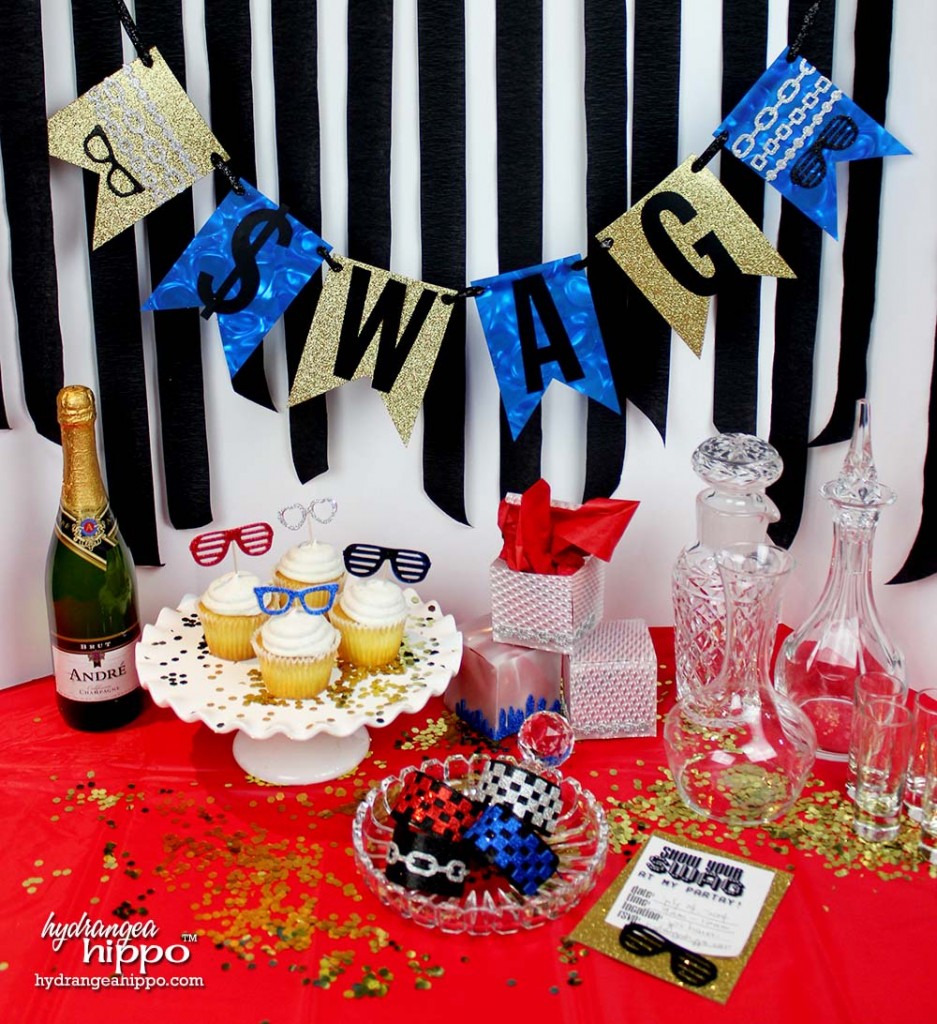 DIY Hip Hop Party SWAG Theme by Hydrangea Hippo - Vignette