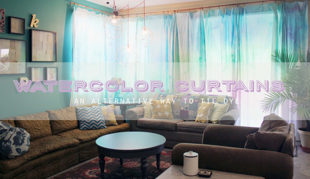 Watercolor curtains are easier than you think ! Check out this video turotial with tips on createing these curtains, finding fabric, and more. Your living room will be the most unique ever! Jennifer Priest shares how...