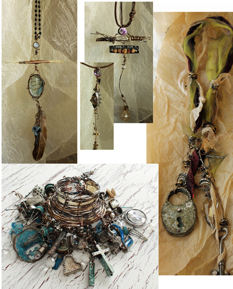 Pieces Susan Lenart Kazmer designed and taught in classes in 2014