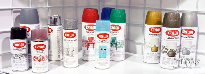 2015-01 CHA 2015 Krylon Spray Paint new packaging with project ideas on can