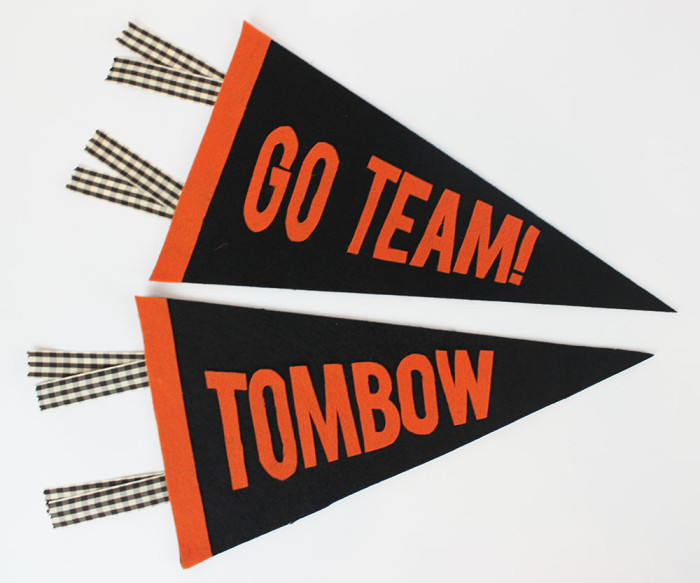 Tombow Tailgating Projects by Jennifer Priest - Pennant Banners