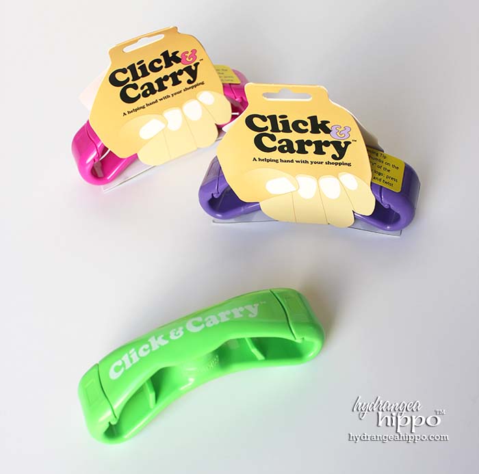 Just a few of the many colors Click & Carry comes in. You can also custom order them with your company logo on them!