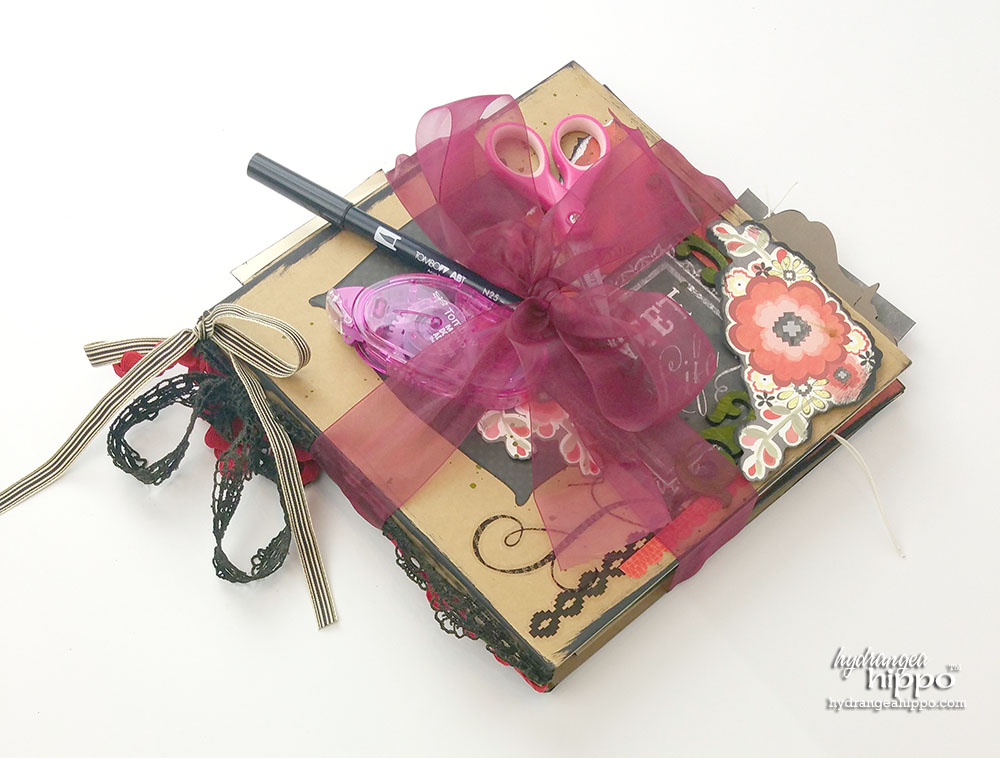 Valentine Gift For Sister - Mini Scrapbook by Jennifer Priest